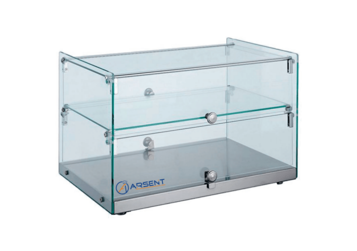 Vitrina Expositora alimentaria Cristal Recto RTZ-50 1 Vitrina Expositora alimentaria Cristal Recto RTZ-50