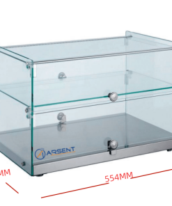 Alternative view of Vitrina Expositora alimentaria Cristal Recto RTZ-50