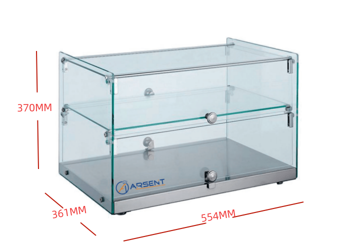 Vitrina Expositora alimentaria Cristal Recto RTZ-50 2 Vitrina Expositora alimentaria Cristal Recto RTZ-50 - Imagen 2