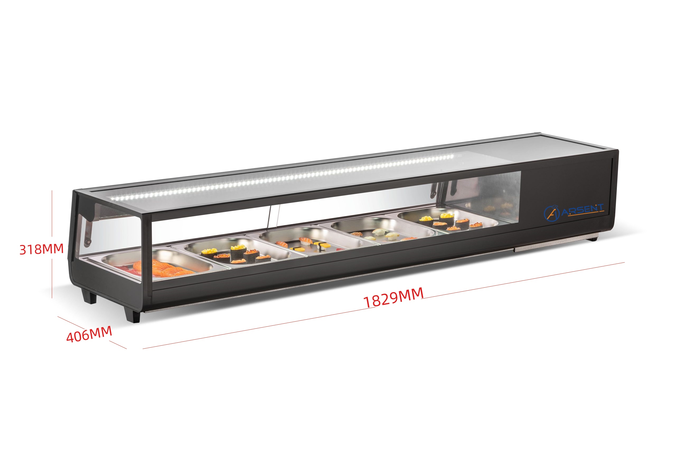 Vitrina refrigerada de tapas Modelos CS-132 8 bandejas 2 Vitrina refrigerada de tapas Modelos CS-132 8 bandejas - Imagen 2