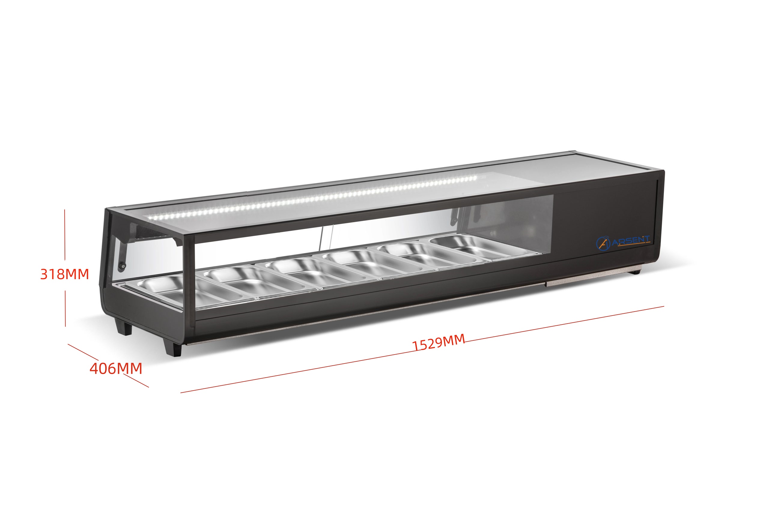 Vitrina refrigerada de tapas Modelos CS-62 6 bandejas 2 Vitrina refrigerada de tapas Modelos CS-62 6 bandejas - Imagen 2