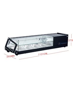 Alternative view of Vitrina refrigerada para tapas cuadrada VRC-4