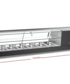 vitrina refrigerada para tapas cuadrada vrc 6 05