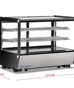 Alternative view of Vitrina refrigerada sobremostrador 2 estantes CW-160