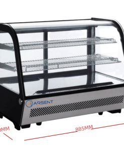 Alternative view of Vitrina refrigerada sobremostrador 2 estantes RTW-160L